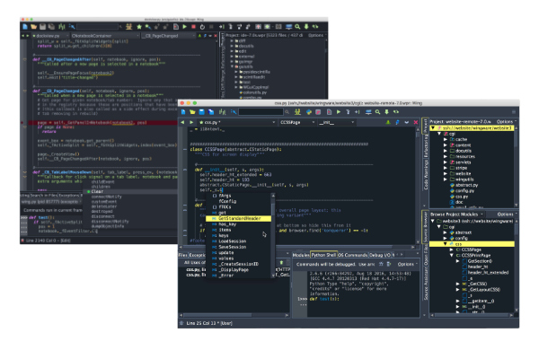 ide python - Wing